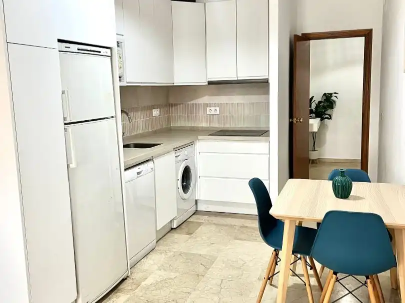 Cocina de Piso de alquiler en Sevilla con Aire acondicionado, Calefacción y Amueblado