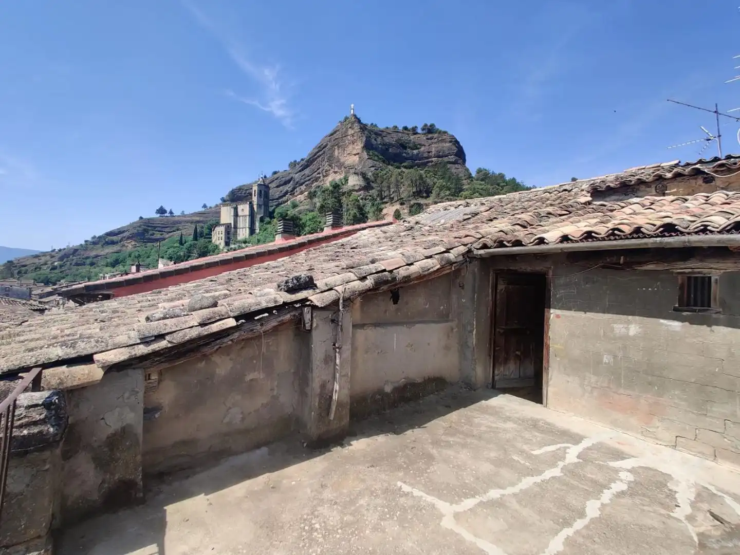 Vista exterior de Casa adosada en venta en Graus con Terraza