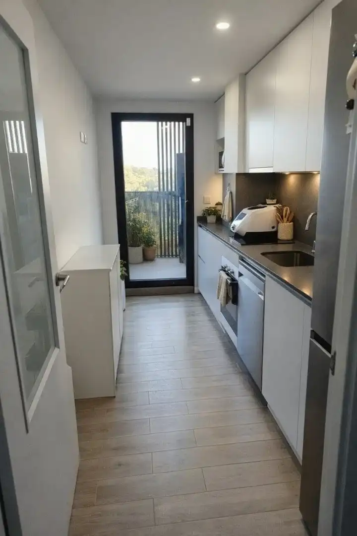 Flat for sale in Carrer de Miquel Marti I Pol, 3, Masia Nova - Solicrup Kitchen of Flat for sale in Vilanova i la Geltrú with Air Conditioner, Terrace and Swimming Pool