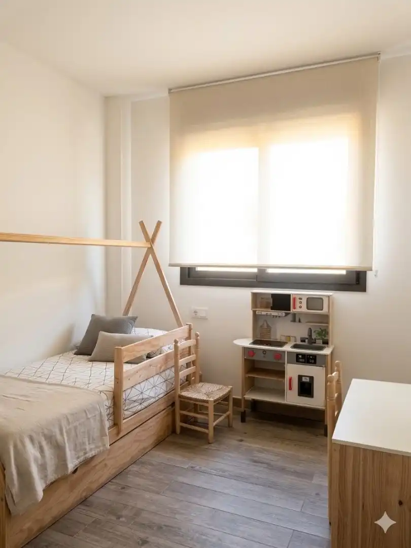 Flat for sale in Carrer de Miquel Marti I Pol, 3, Masia Nova - Solicrup Bedroom of Flat for sale in Vilanova i la Geltrú with Air Conditioner, Terrace and Swimming Pool