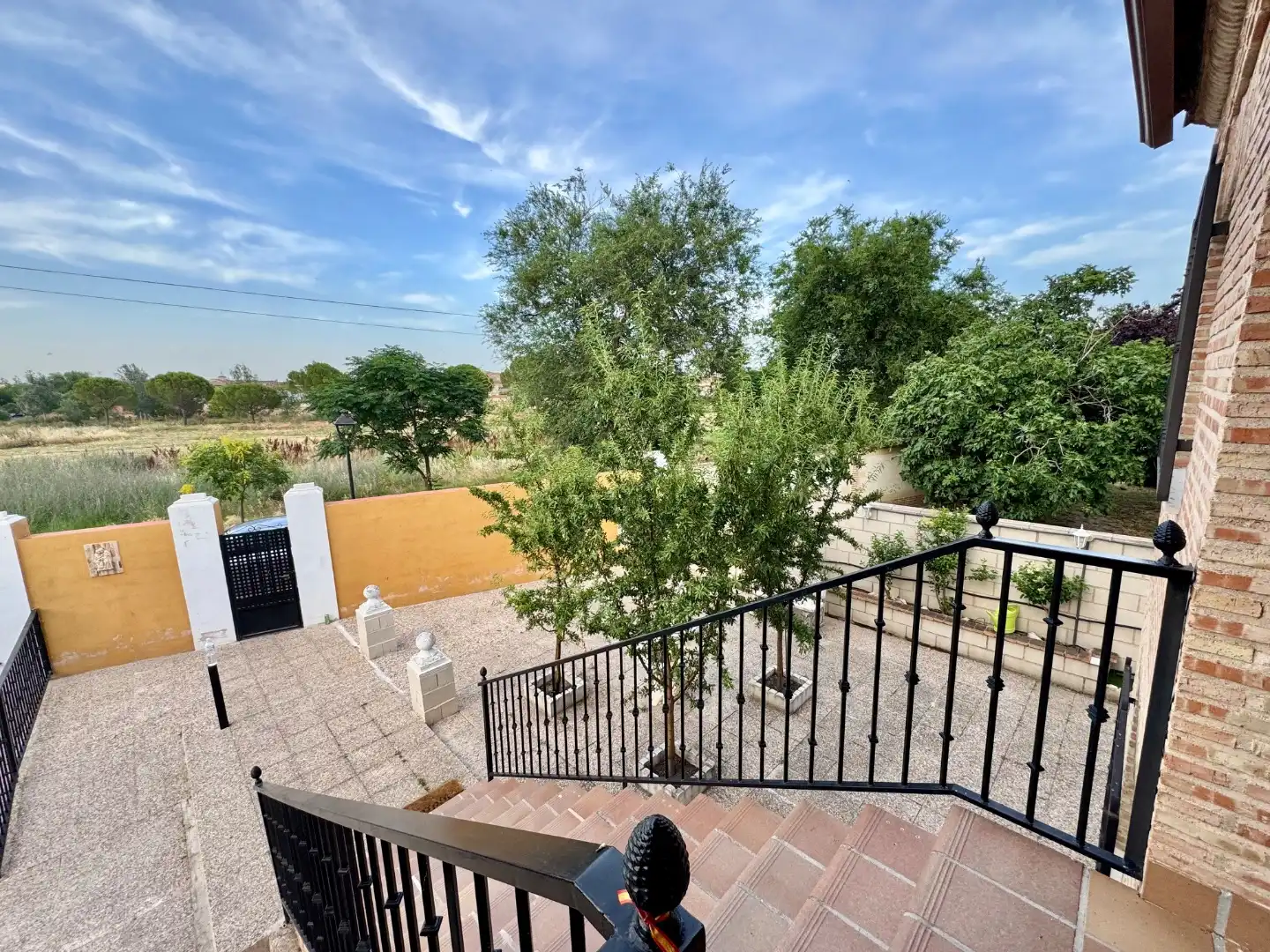 Terrasse von Wohnung zum Verkauf in Villamiel de Toledo mit Heizung, Privatgarten und Terrasse