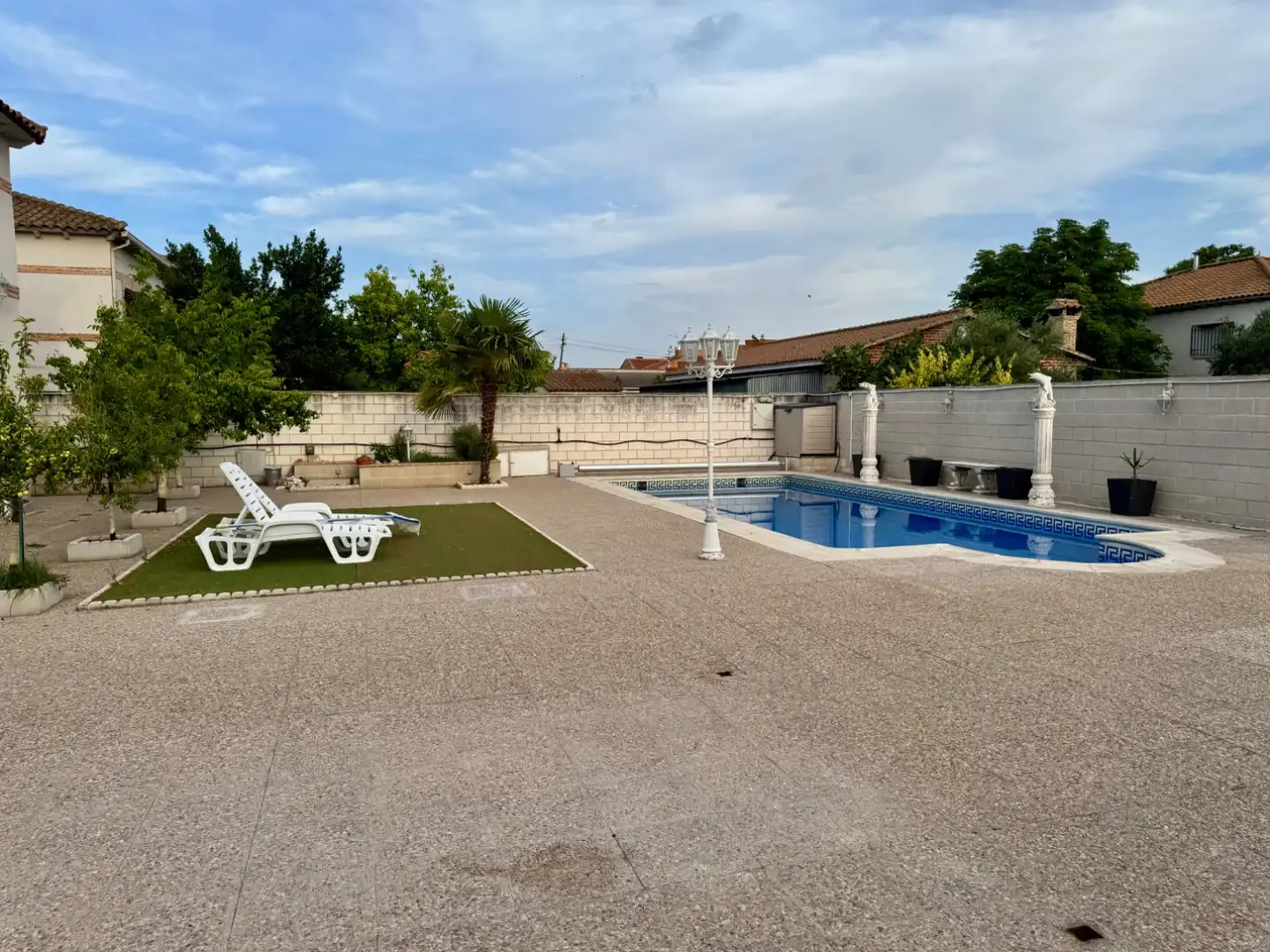 Schwimmbecken von Wohnung zum Verkauf in Villamiel de Toledo mit Heizung, Privatgarten und Terrasse