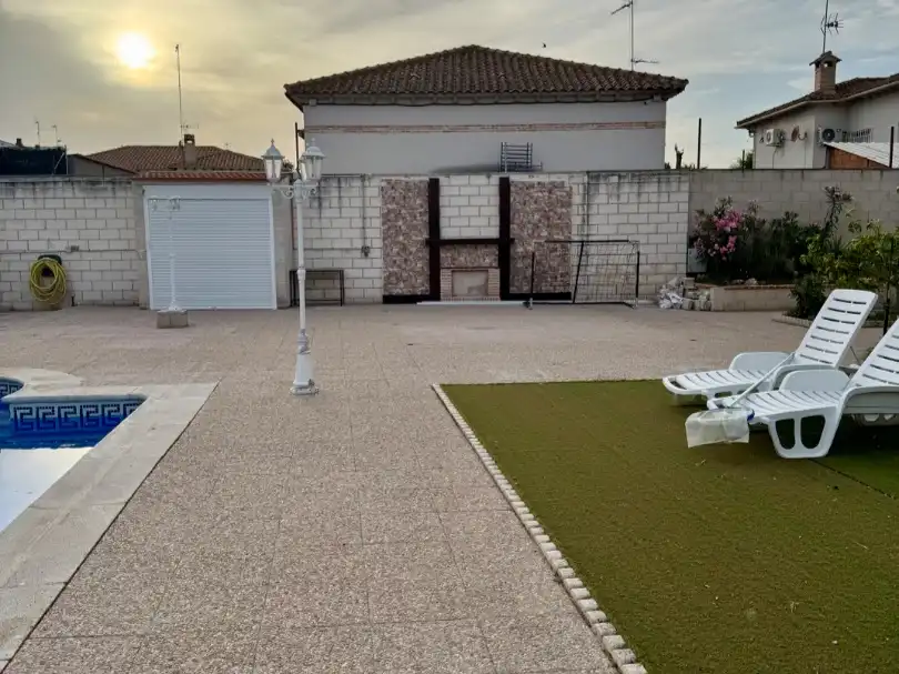 Terrasse von Wohnung zum Verkauf in Villamiel de Toledo mit Heizung, Privatgarten und Terrasse