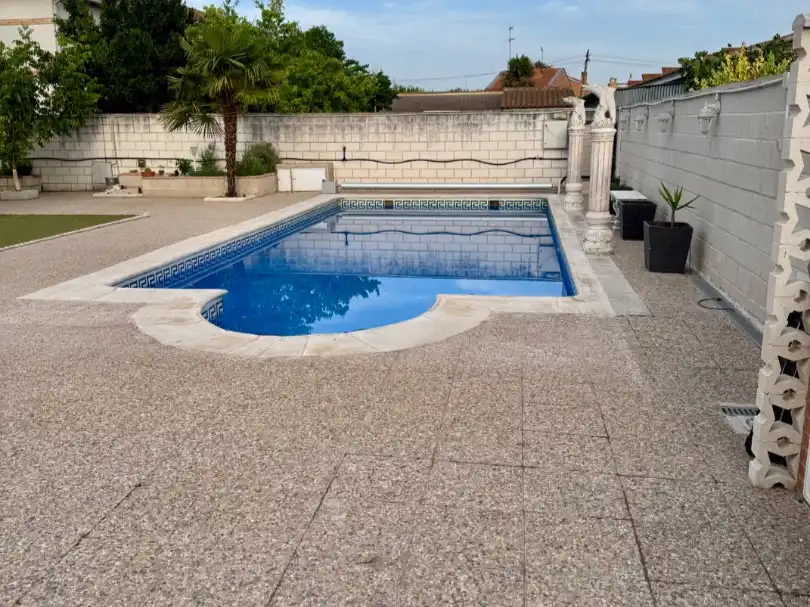 Schwimmbecken von Wohnung zum Verkauf in Villamiel de Toledo mit Heizung, Privatgarten und Terrasse
