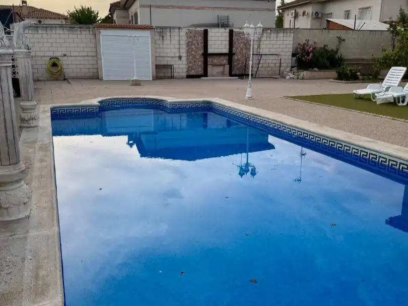 Schwimmbecken von Wohnung zum Verkauf in Villamiel de Toledo mit Heizung, Privatgarten und Terrasse