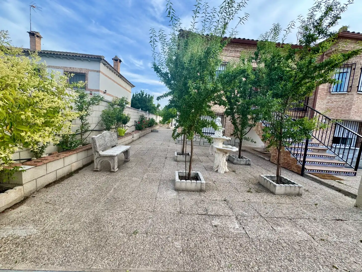 Terrasse von Wohnung zum Verkauf in Villamiel de Toledo mit Heizung, Privatgarten und Terrasse