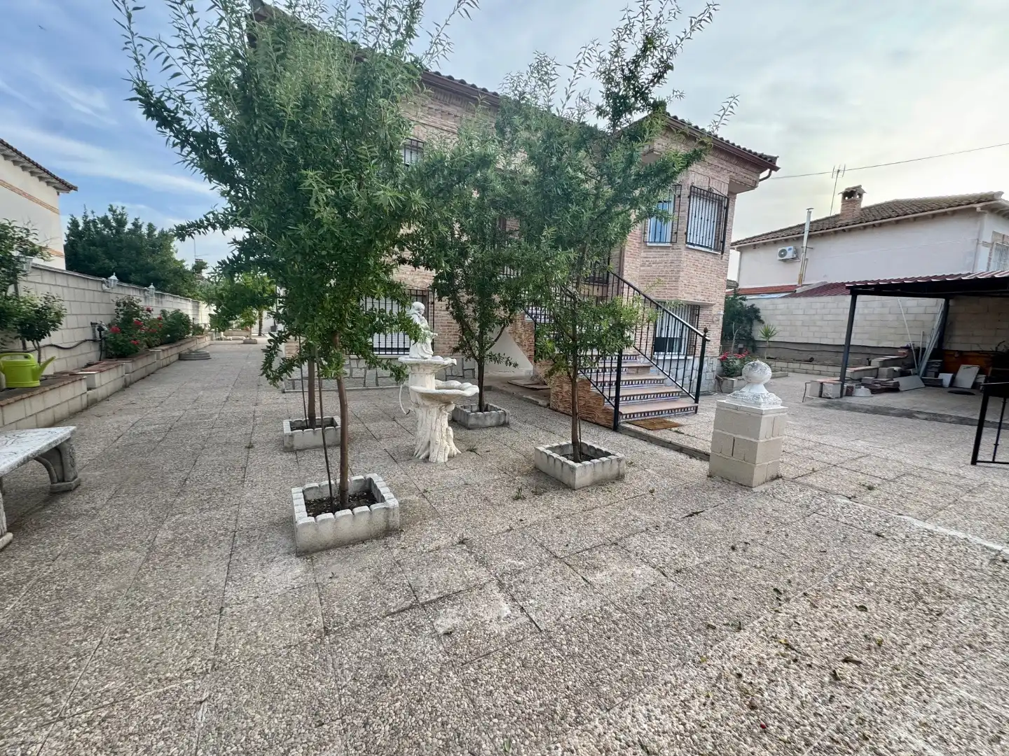 Terrasse von Wohnung zum Verkauf in Villamiel de Toledo mit Heizung, Privatgarten und Terrasse