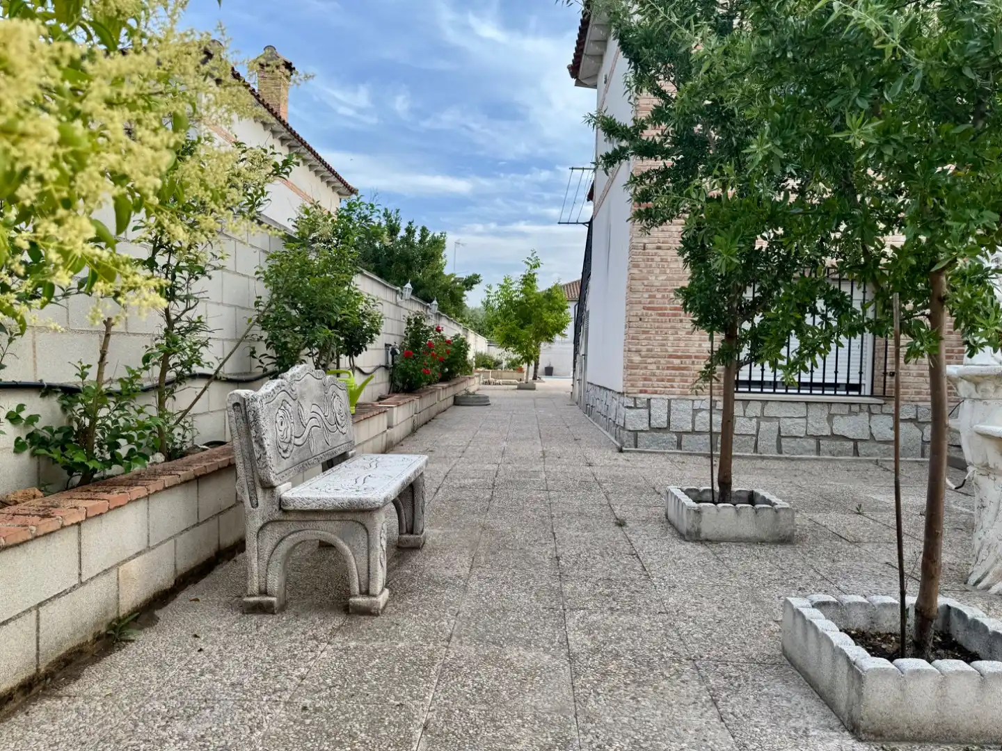 Außenansicht von Wohnung zum Verkauf in Villamiel de Toledo mit Heizung, Privatgarten und Terrasse