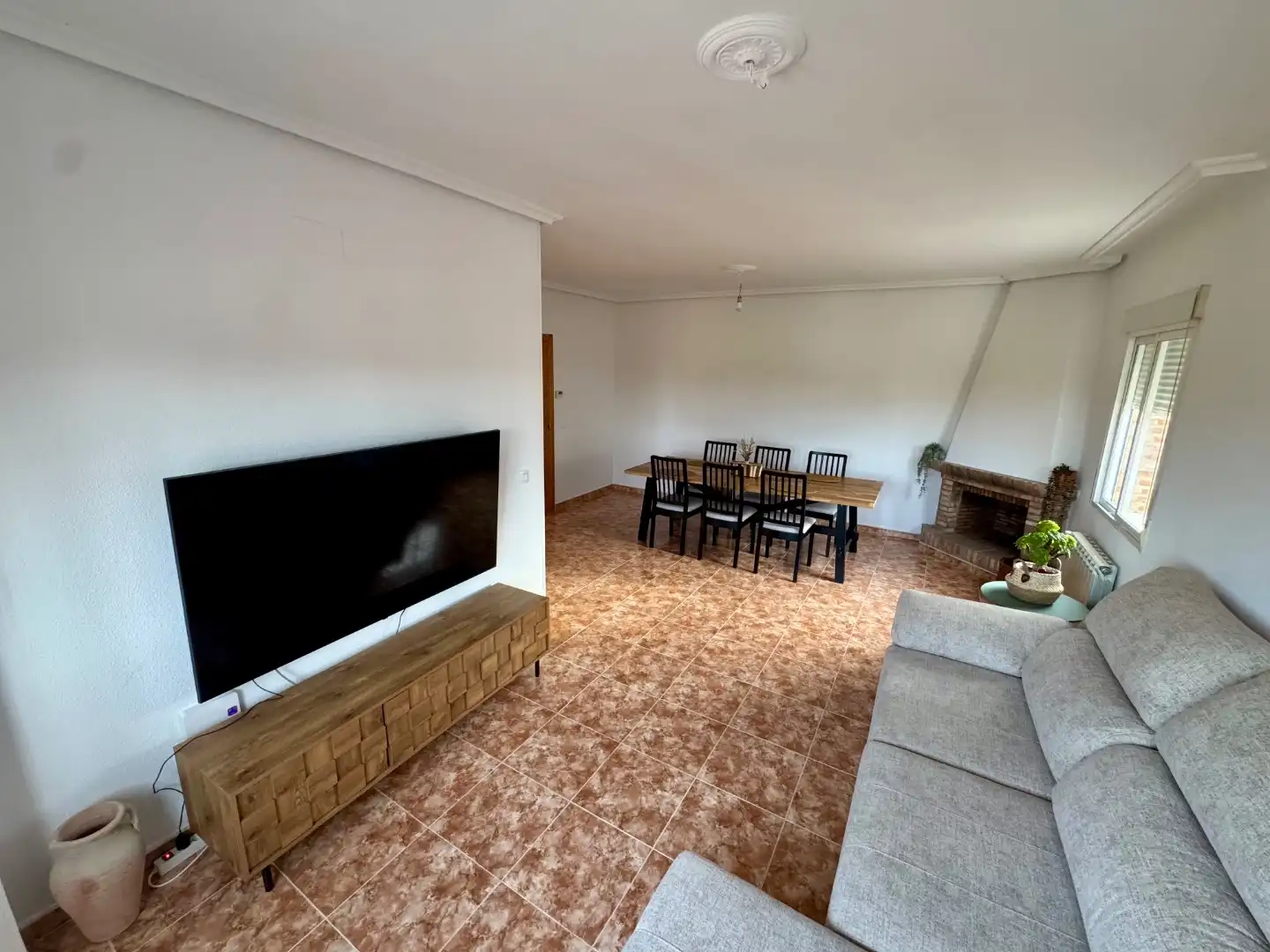 Wohnzimmer von Wohnung zum Verkauf in Villamiel de Toledo mit Heizung, Privatgarten und Terrasse