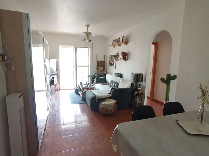 Piso en venta en Calle Torre de los Caballos, Bolnuevo Sala de estar de Piso en venta en Mazarrón con Aire acondicionado, Terraza y Trastero