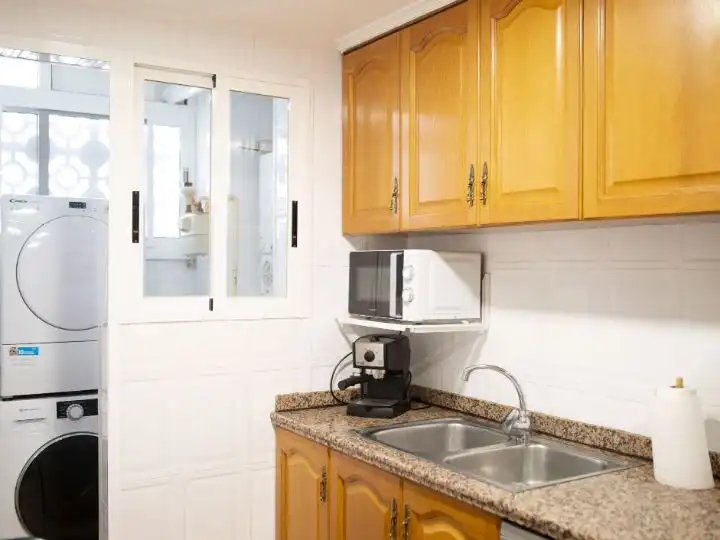 Room in Avinguda de l'Alcora, 164, Estación - Universidad Kitchen of Flat for share in Castellón de la Plana / Castelló de la Plana with Heating, Terrace and Furnished