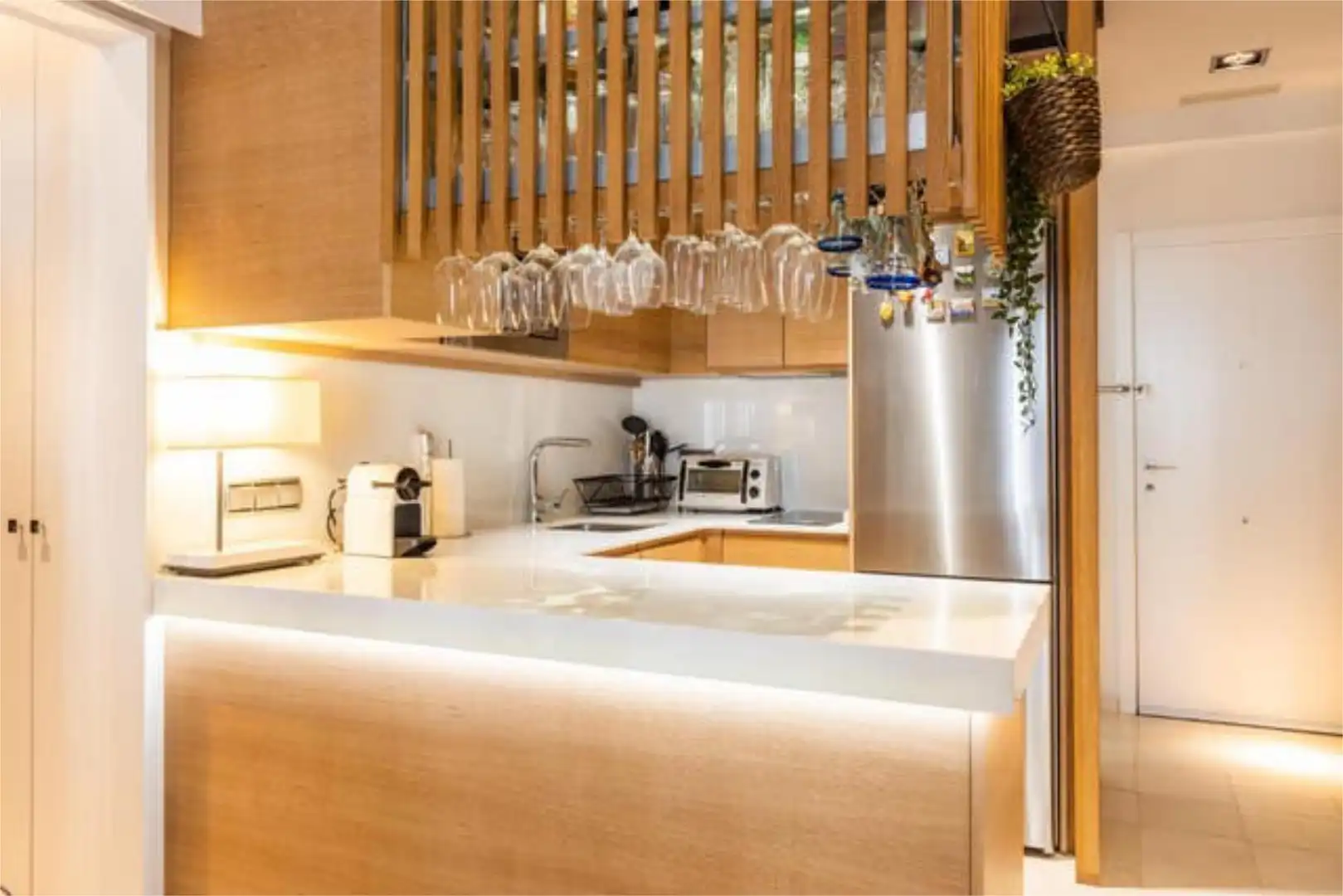 Apartamento de alquiler en La Caleta - La Viña Cocina de Apartamento de alquiler en Cádiz Capital