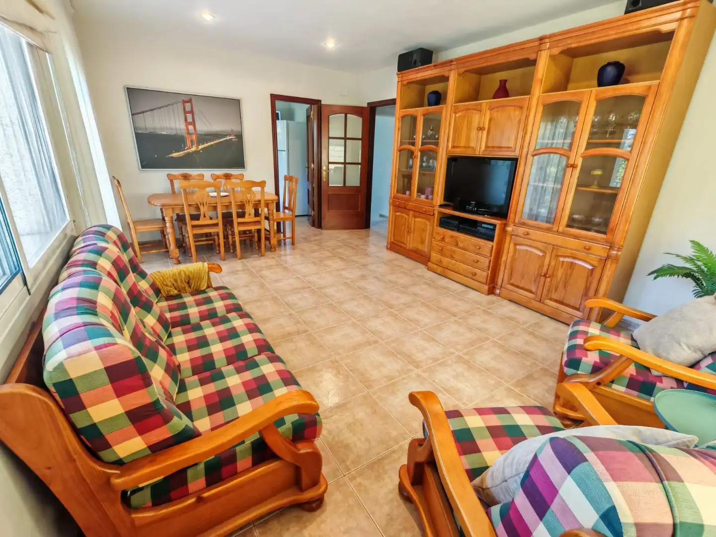 Wohnung zum Verkauf in Carrer de L'urgell, 89, Lliçà d'Amunt Wohnzimmer von Wohnung zum Verkauf in Lliçà d'Amunt mit Klimaanlage und Balkon