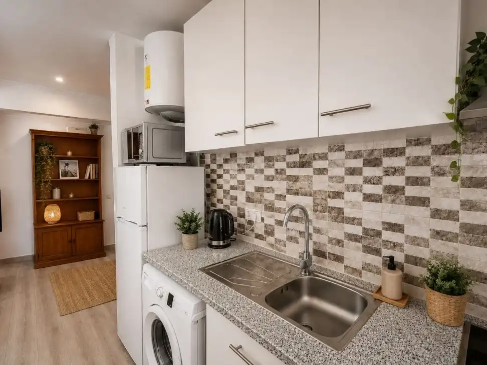 Cocina de Piso en venta en Torrevieja con Aire acondicionado, Terraza y Piscina