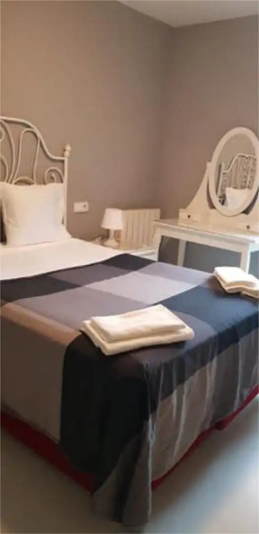 Bedroom of Apartments for rent in Sant Adrià de Besòs  with Heating, Terrace and Furnished