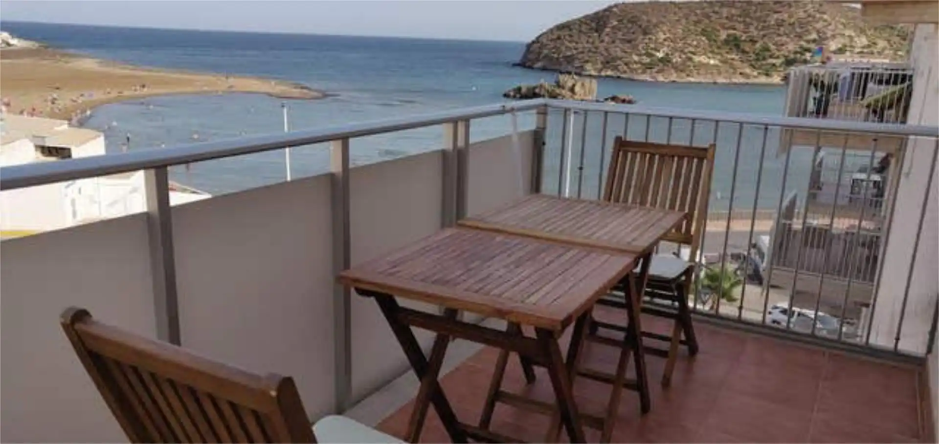 Apartments for rent in Bahia Balcony of Apartments for rent in Mazarrón with Heating, Private garden and Terrace