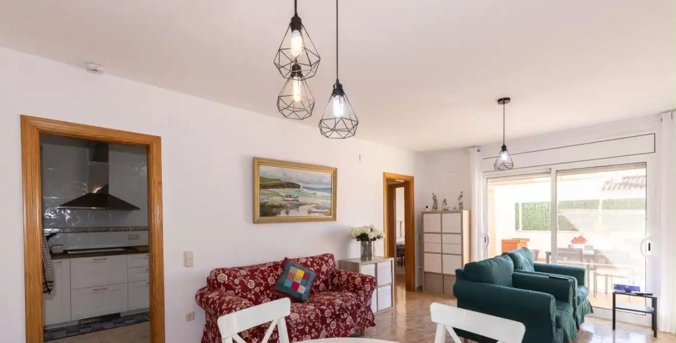 Wohnung zum Verkauf in Carrer Sant Miquel, 115, Deltebre Wohnzimmer von Wohnung zum Verkauf in Deltebre mit Klimaanlage, Terrasse und Balkon