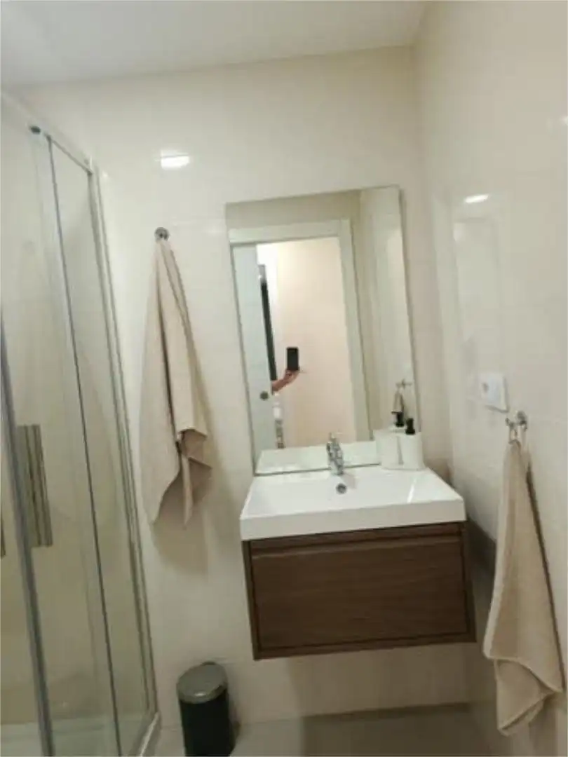 Baño de Apartamento de alquiler en Laxe con Calefacción y Amueblado