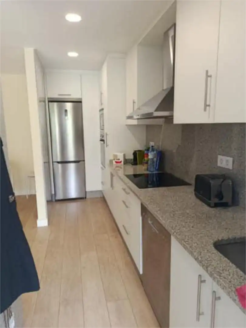 Cocina de Apartamento de alquiler en Laxe con Calefacción y Amueblado