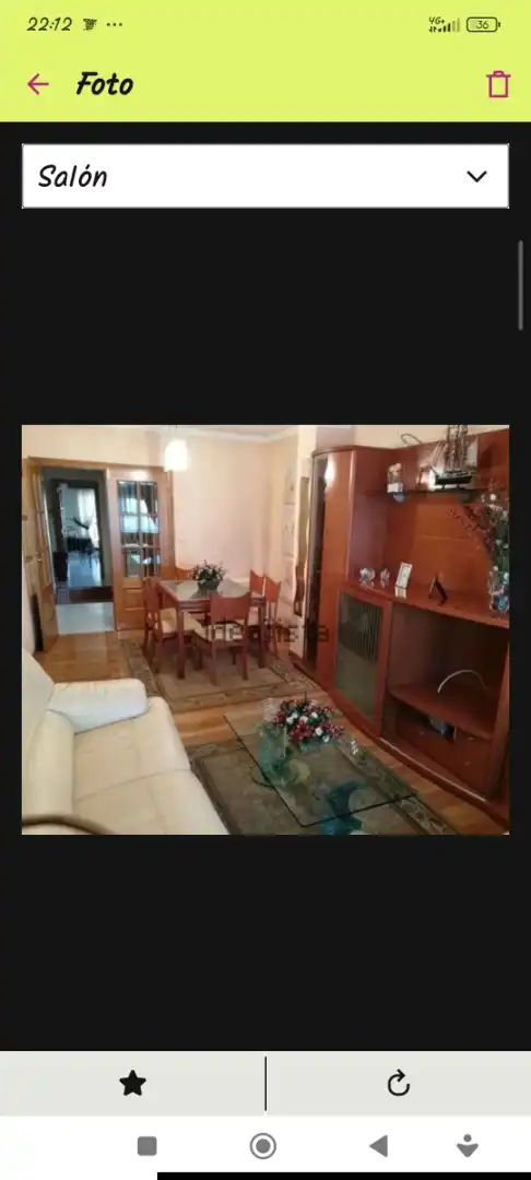 Pis de lloguer a Rua Ourense, O Barco de Valdeorras Sala d'estar de Pis de lloguer en O Barco de Valdeorras amb Aire condicionat, Calefacció i Parquet