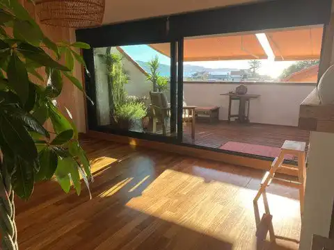 Terrace of Flat for rent in Nigrán  with Heating, Private garden and Parquet flooring