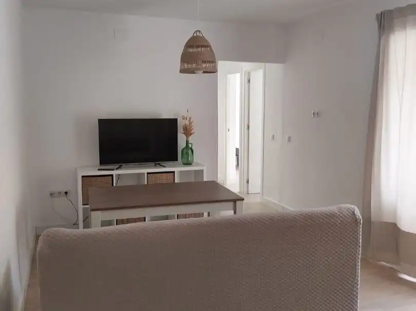 Sala de estar de Piso de alquiler en Sevilla con Aire acondicionado, Parquet y Terraza
