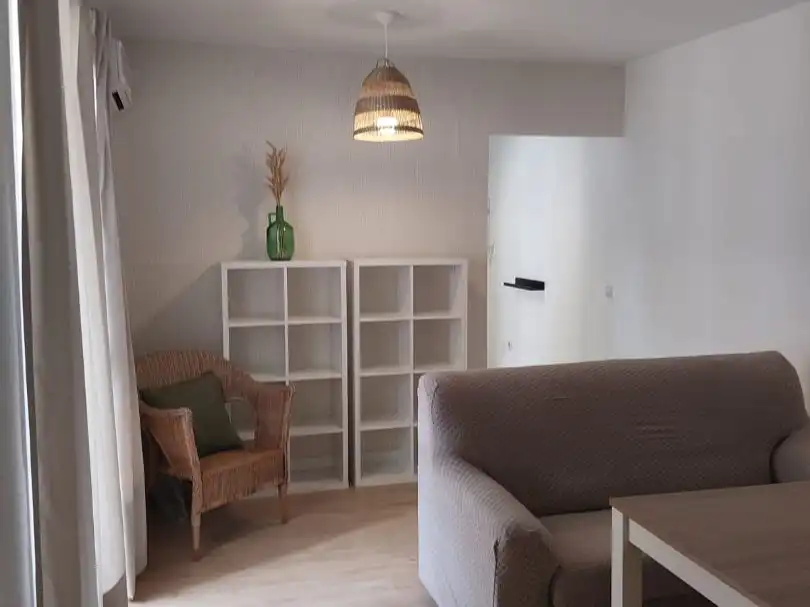 Sala de estar de Piso de alquiler en Sevilla con Aire acondicionado, Parquet y Terraza