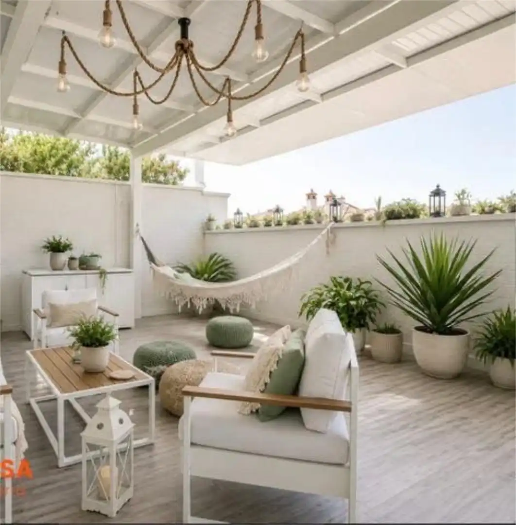 Einfamilien-Reihenhaus zum Verkauf in Camino de los Neveros - Serrallo Terrasse von Einfamilien-Reihenhaus zum Verkauf in Granada mit Heizung, Privatgarten und Terrasse