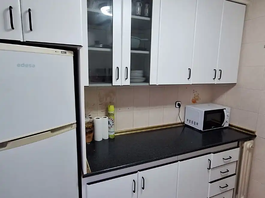 Kitchen of Flat for rent in Puertollano  with Heating, Furnished and Balcony