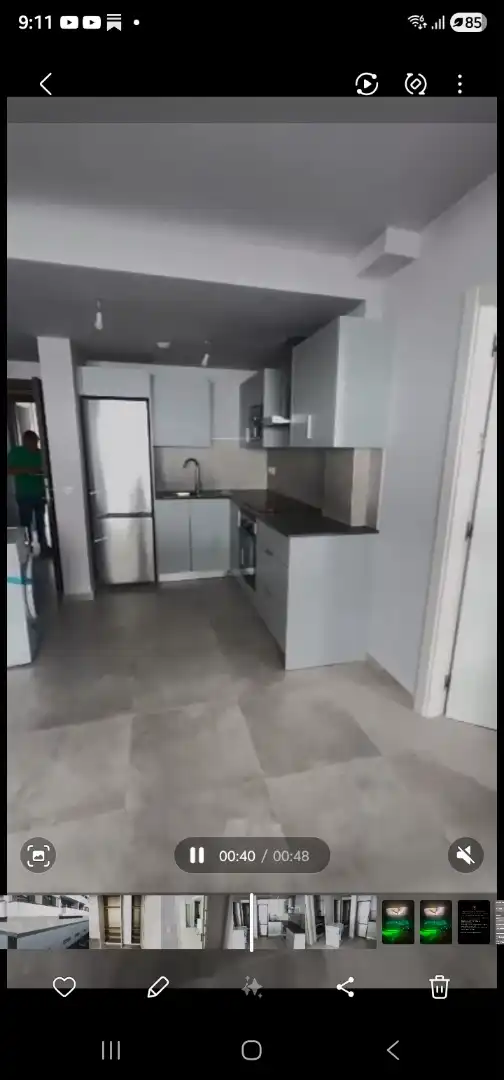 Cocina de Apartamento para compartir en Arona con Amueblado, Lavadora y Microondas