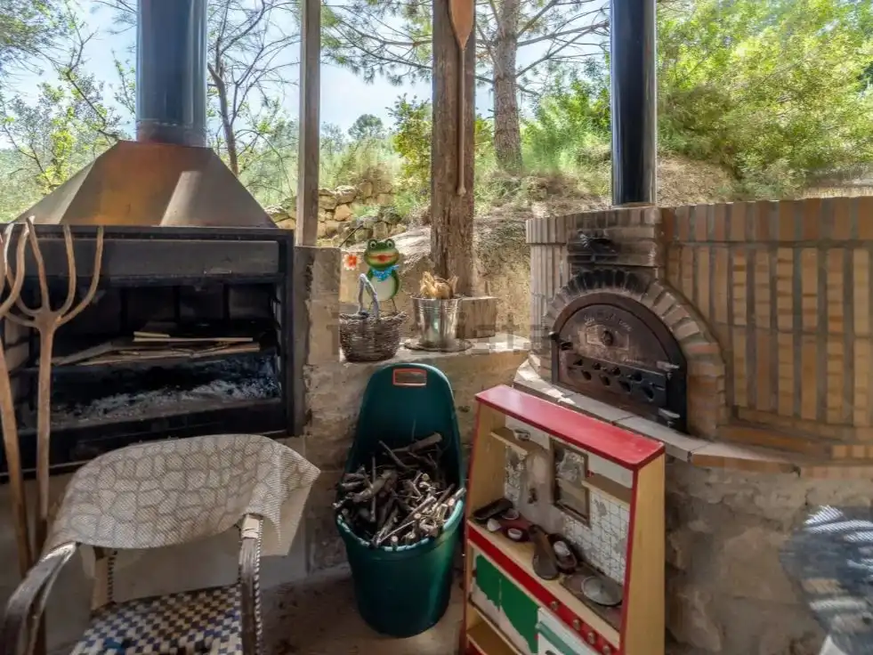 Kitchen of Flat for sale in Flix  with Private garden, Furnished and Balcony