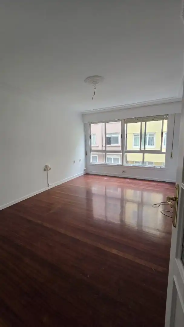 Living room of Flat for rent in A Coruña Capital   with Heating, Parquet flooring and Oven