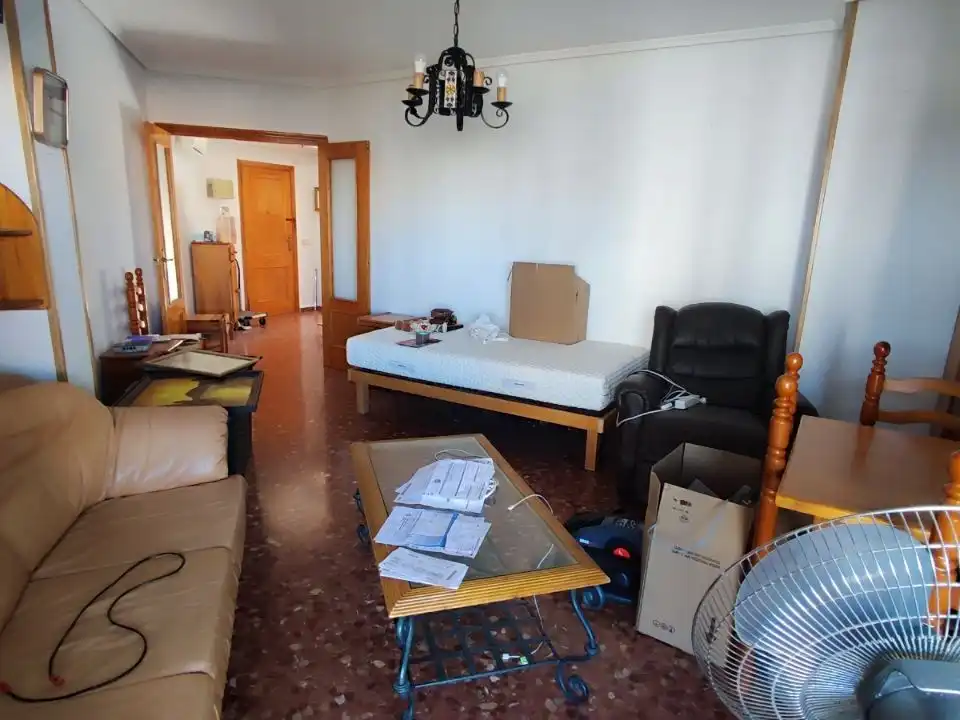 Piso en venta en Carrer Josep Burguera, 35, Sant Antoni Sala de estar de Piso en venta en Cullera con Aire acondicionado, Terraza y Piscina
