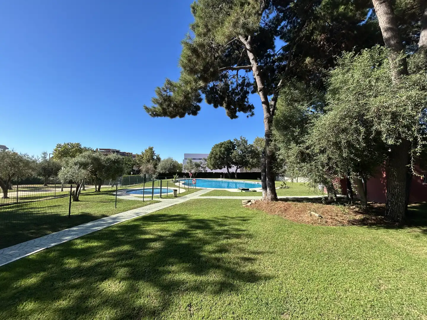 Flat for rent in Conjunto Ciudad Residencial Tiempo Libre, 5, El Rosario - Ricmar Swimming pool of Flat for rent in Marbella with Air Conditioner, Private garden and Terrace