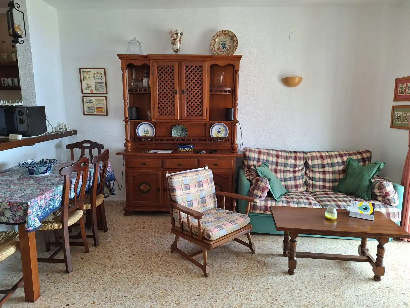 Wohnung zum Verkauf in Plaça Pp Cds Luz I, 4, Cumbre del Sol Wohnzimmer von Wohnung zum Verkauf in Benitachell / El Poble Nou de Benitatxell mit Privatgarten, Terrasse und Schwimmbad