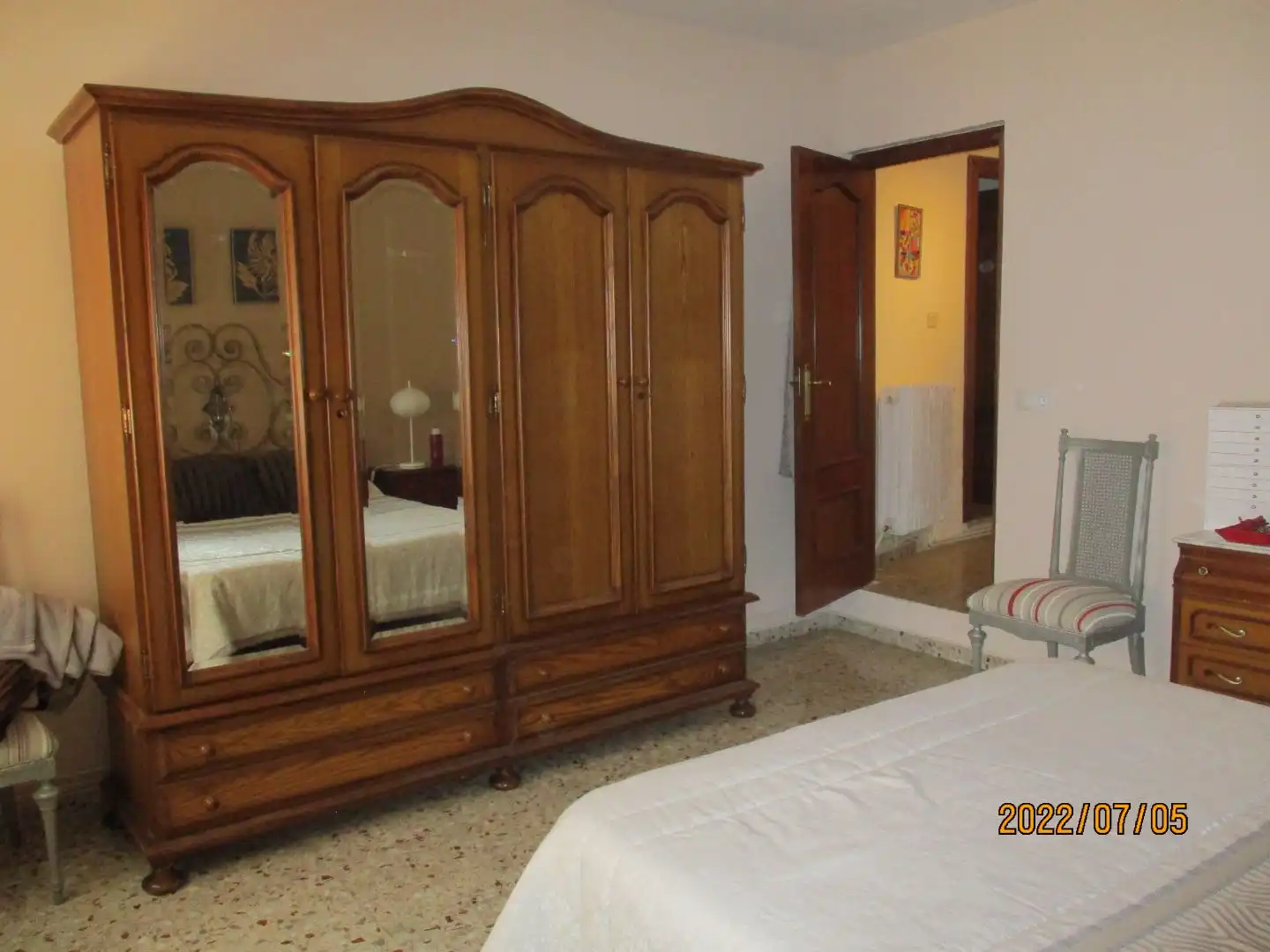 Schlafzimmer von Wohnung zur Miete in Dueñas mit Heizung, Terrasse und Abstellraum