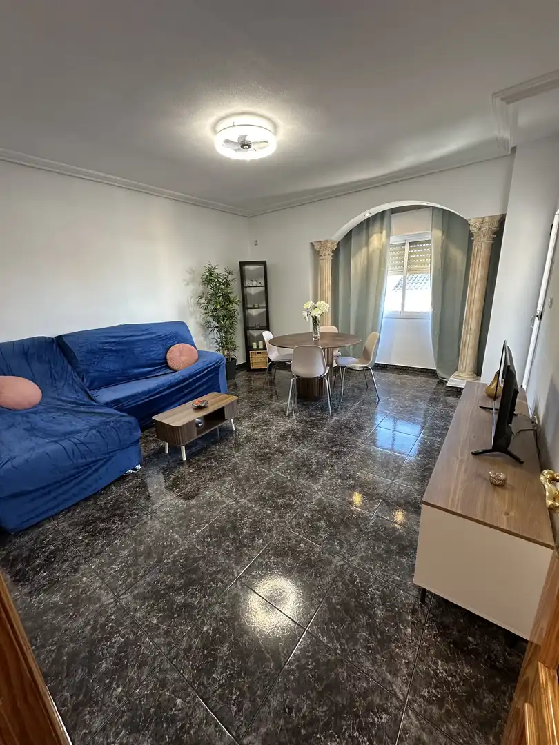 Piso de alquiler en Calle Rosalinda, 84, Sangonera la Verde Sala de estar de Piso de alquiler en Murcia con Trastero, Amueblado y Balcón