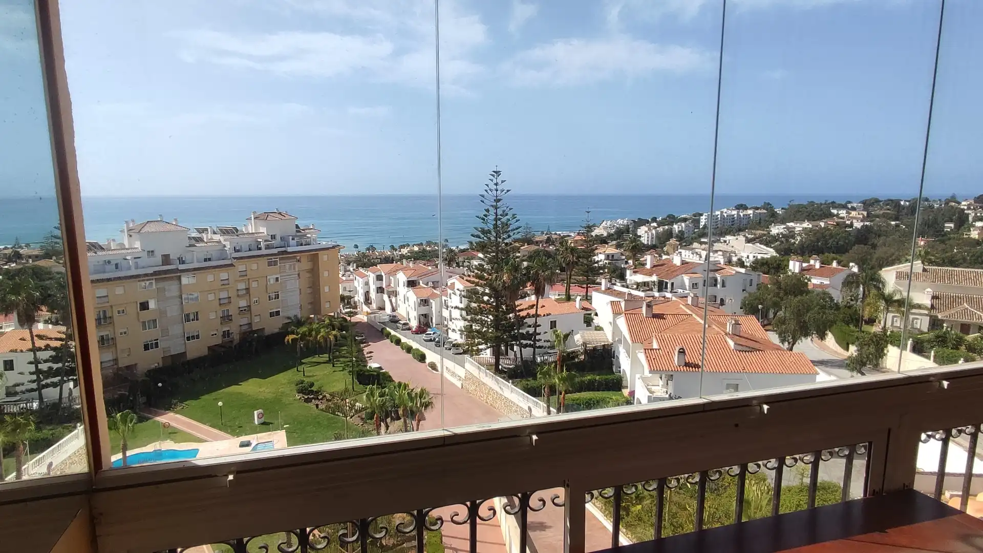 Schlafzimmer von Wohnungen zum Verkauf in Mijas mit Klimaanlage, Terrasse und Balkon