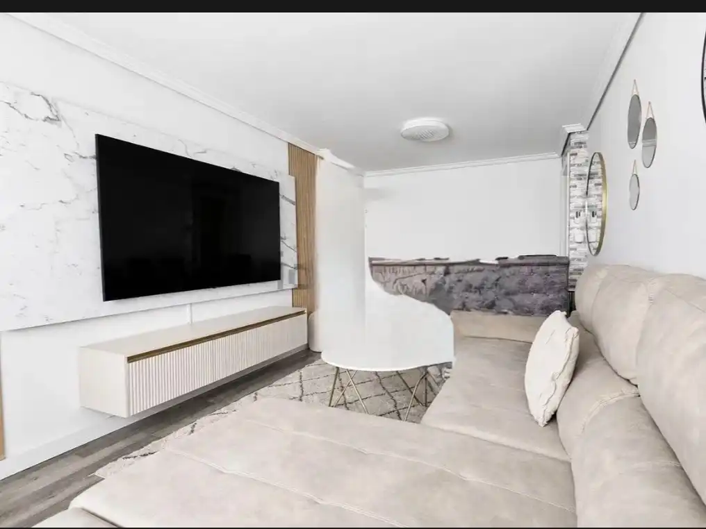 Sala de estar de Piso en venta en  Pamplona / Iruña con Balcón