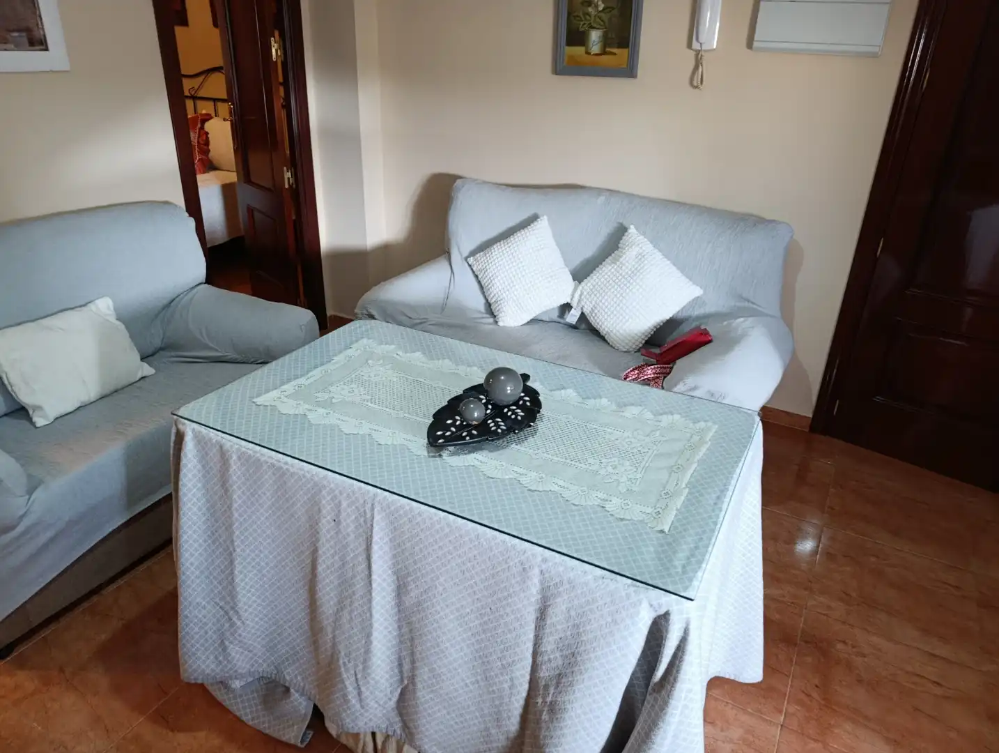 Sala de estar de Piso de alquiler en Morón de la Frontera con Aire acondicionado, Calefacción y Terraza