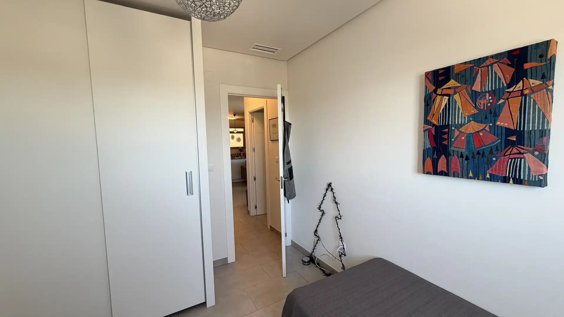 Flat for rent in Polígono E-2 el Barranco, 1b, Orihuela Costa Bedroom of Flat for rent in Orihuela with Air Conditioner, Terrace and Swimming Pool