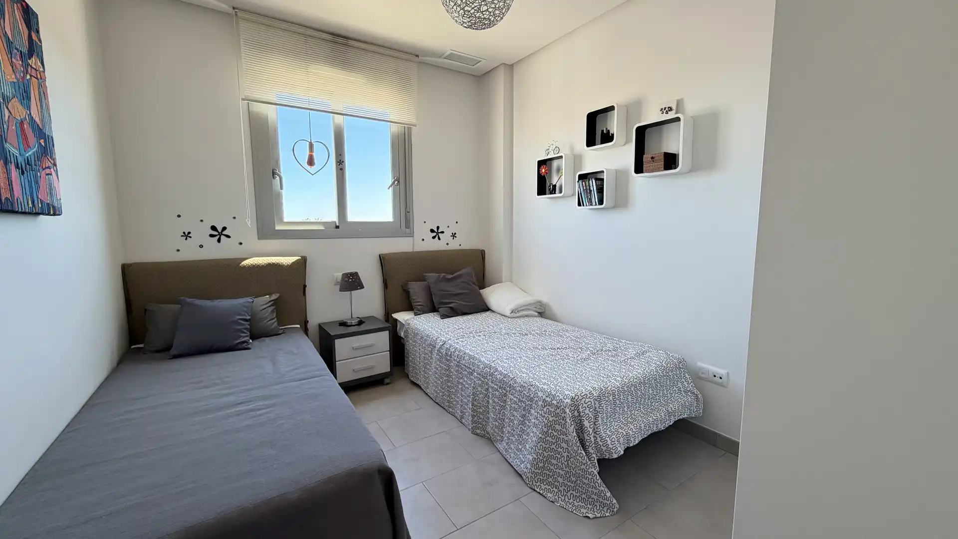 Flat for rent in Polígono E-2 el Barranco, 1b, Orihuela Costa Bedroom of Flat for rent in Orihuela with Air Conditioner, Terrace and Swimming Pool