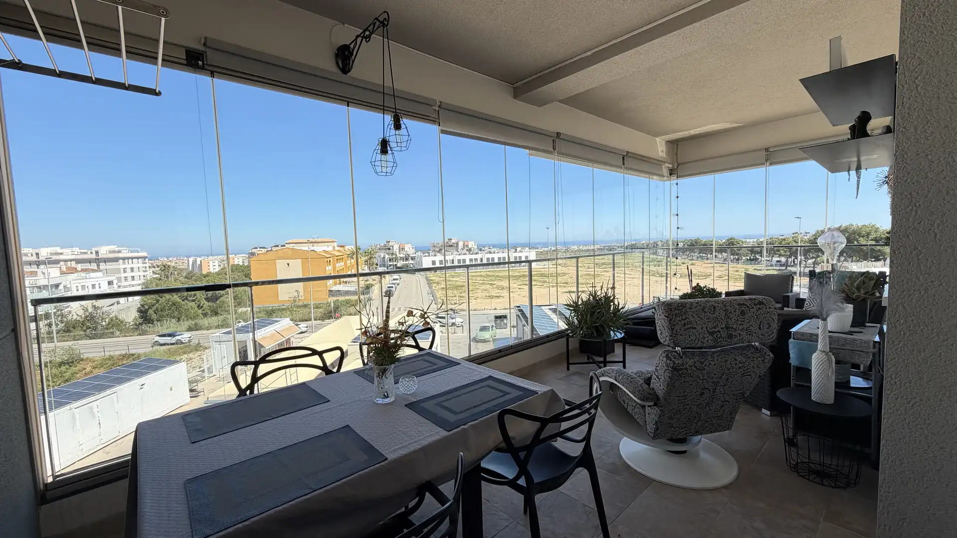 Flat for rent in Polígono E-2 el Barranco, 1b, Orihuela Costa Terrace of Flat for rent in Orihuela with Air Conditioner, Terrace and Swimming Pool
