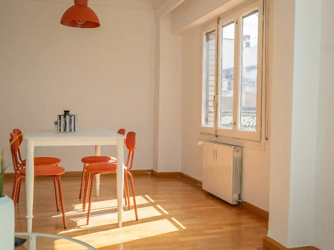 Wohnung zur Miete in Calle Mayor, 11, Zaragoza Capital Esszimmer von Wohnung zur Miete in Zaragoza Capital mit Klimaanlage