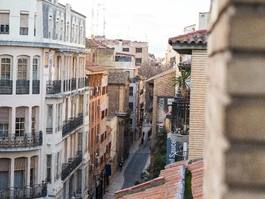 Wohnung zur Miete in Calle Mayor, 11, Zaragoza Capital Außenansicht von Wohnung zur Miete in Zaragoza Capital mit Klimaanlage
