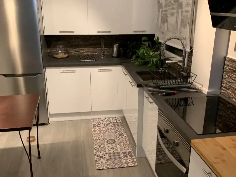 Cocina de Piso de alquiler en Santander con Calefacción, Parquet y Amueblado