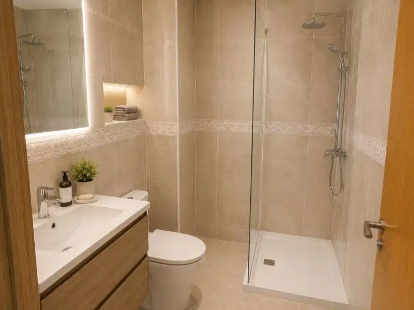 Flat for sale in Calle Naranja, 2, Orihuela Bathroom of Flat for sale in Orihuela with Air Conditioner, Terrace and Swimming Pool