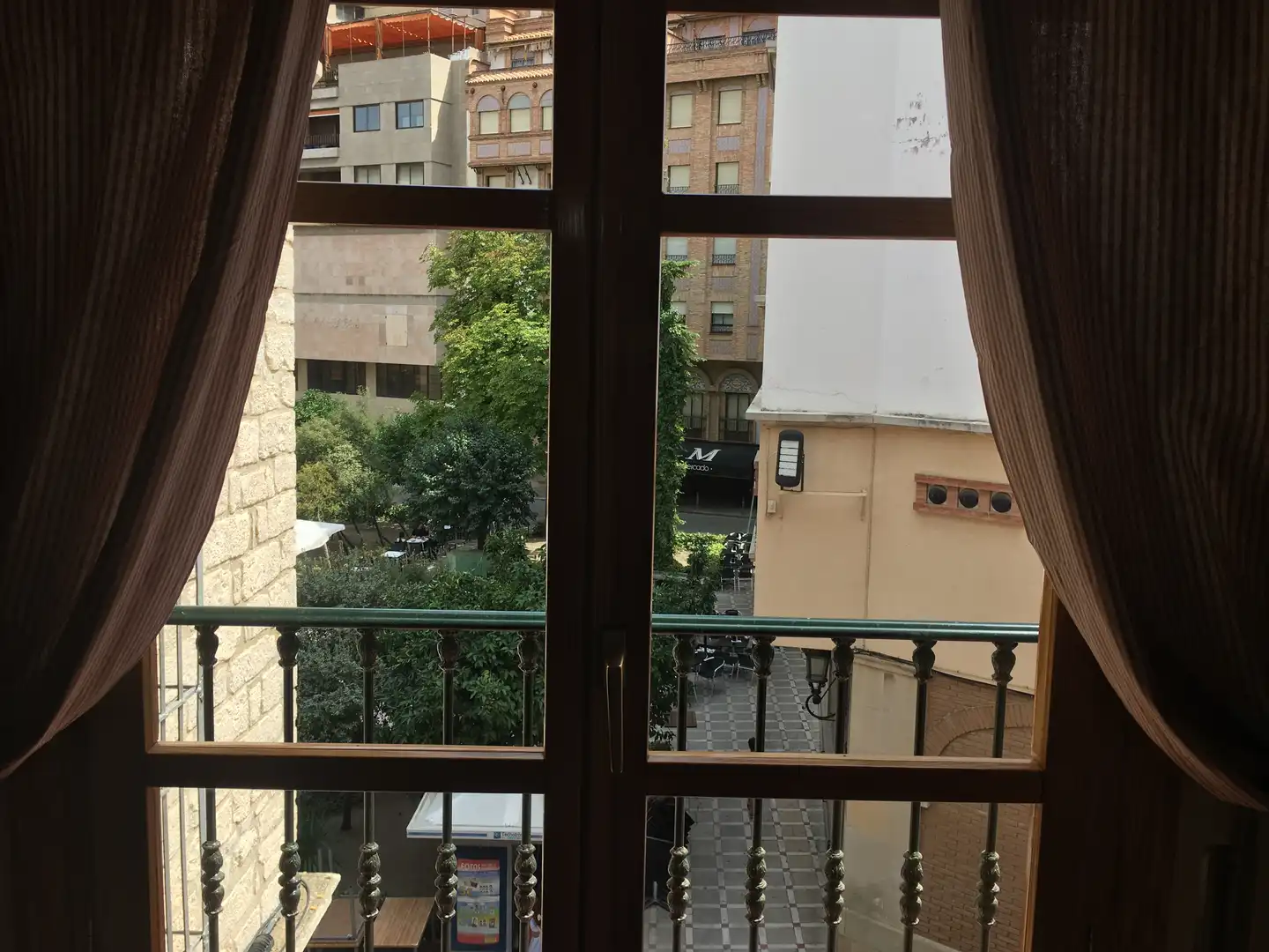 Terraza de Piso de alquiler en Jaén con Aire acondicionado, Calefacción y Amueblado