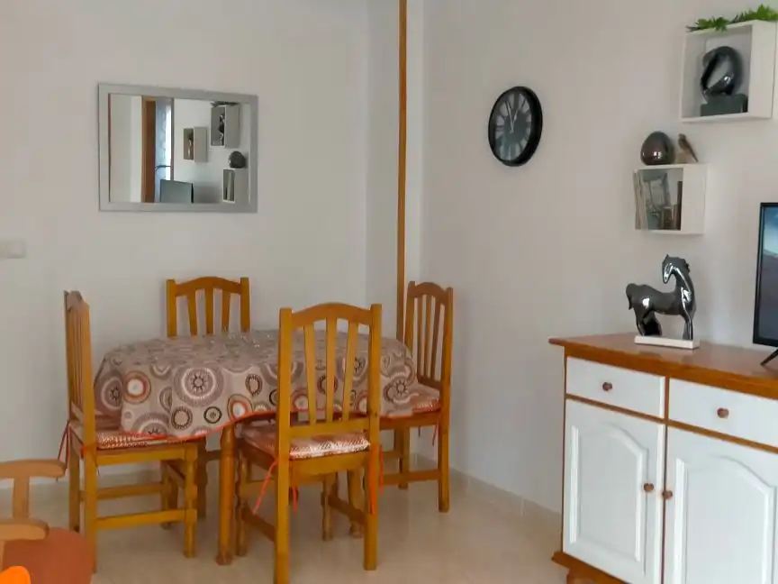 Apartments for rent in Plaza Médico José María Sanz, 1, Las Viñas Dining room of Apartments for rent in Guardamar del Segura with Air Conditioner, Terrace and Furnished
