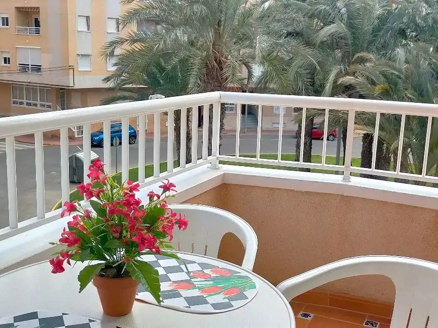 Apartments for rent in Plaza Médico José María Sanz, 1, Las Viñas Balcony of Apartments for rent in Guardamar del Segura with Air Conditioner, Terrace and Furnished